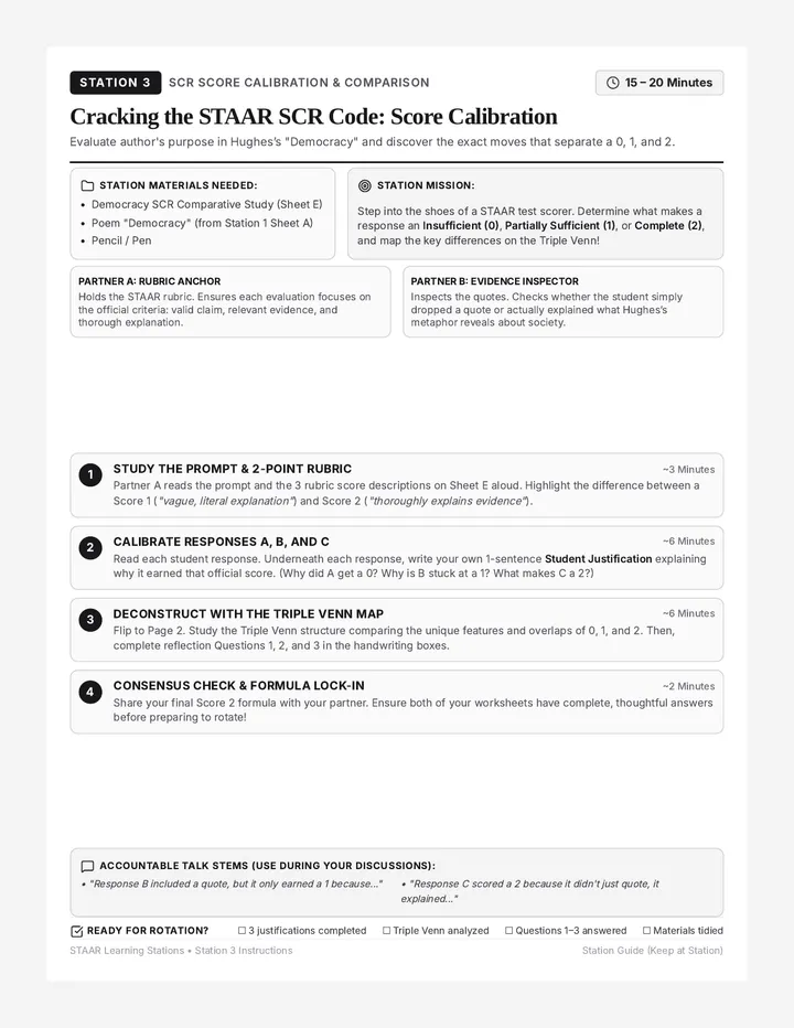 Station Three Directions Guide