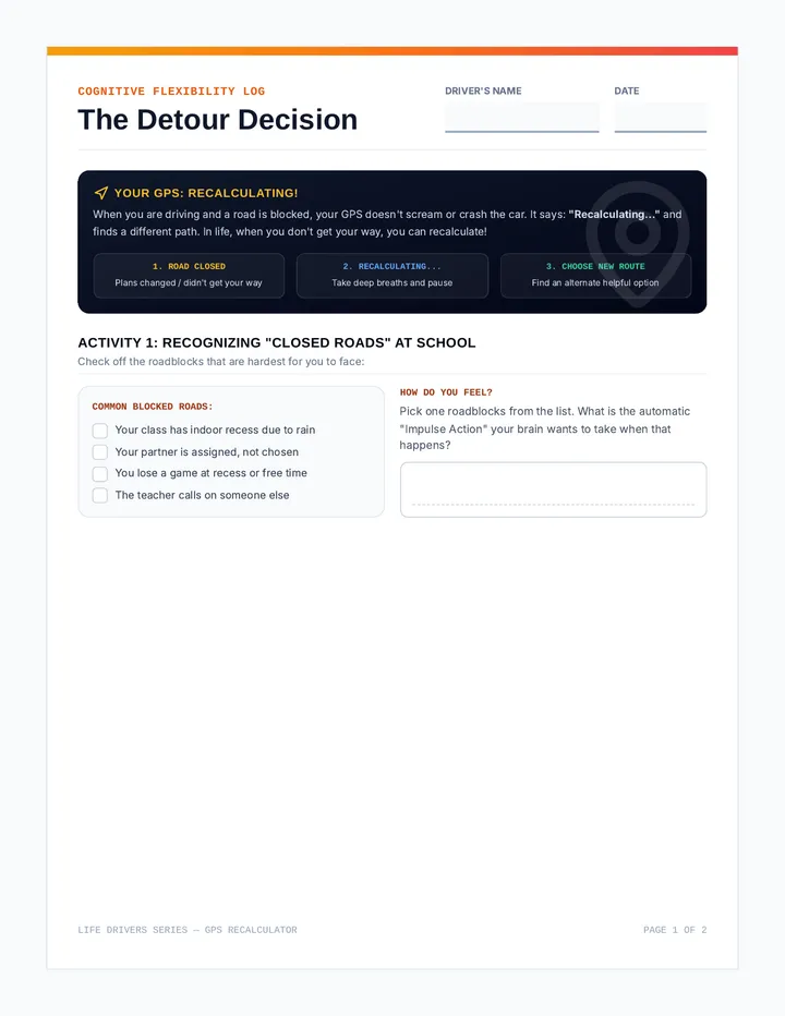 Detour Decision Student Workbook