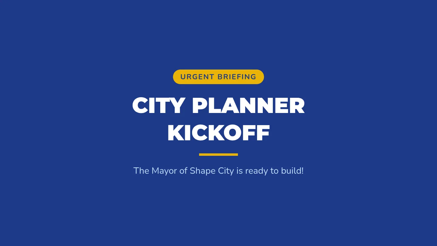 City Planner Brief Slides
