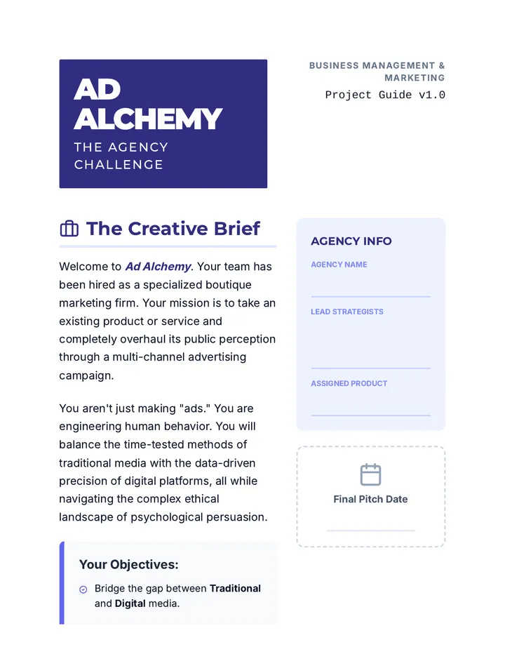 Ad Alchemy Project Guide