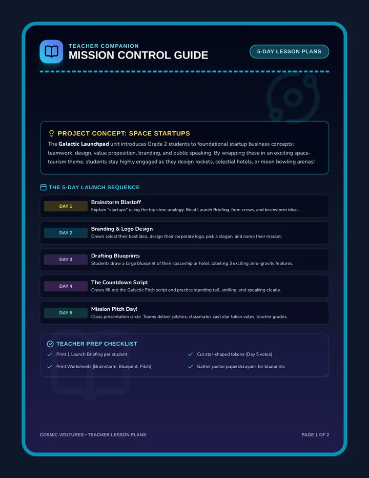 Mission Control Teacher Guide