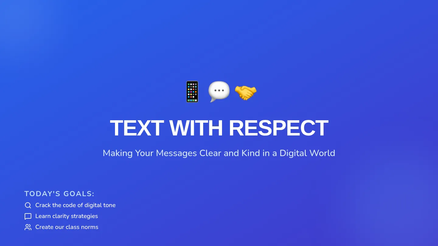 Text with Respect Slides