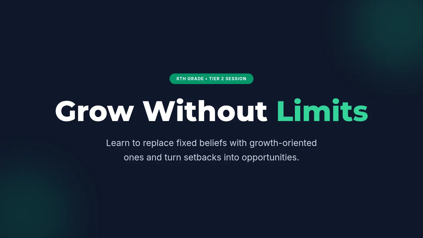 Grow Without Limits Slides