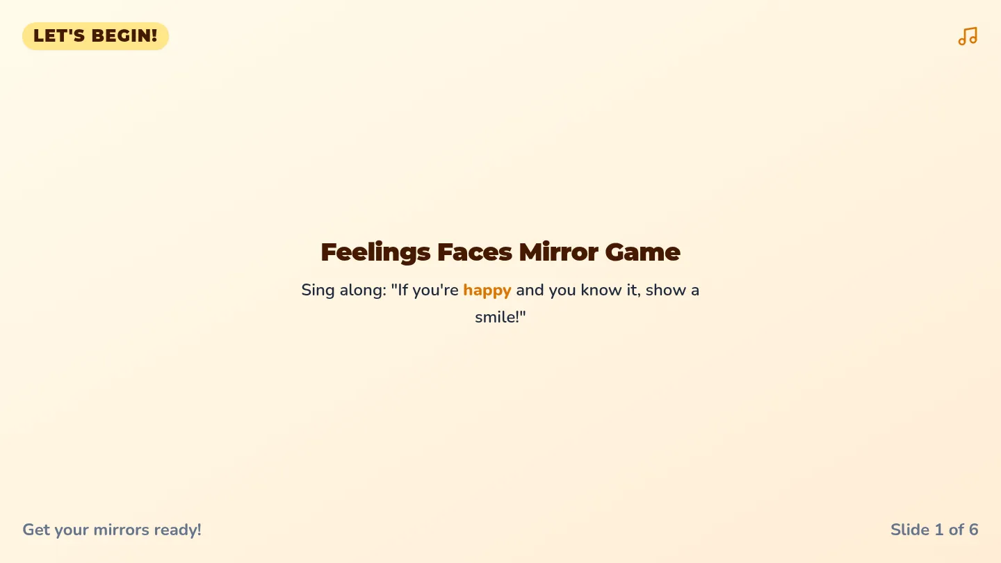 Feelings Faces Slides