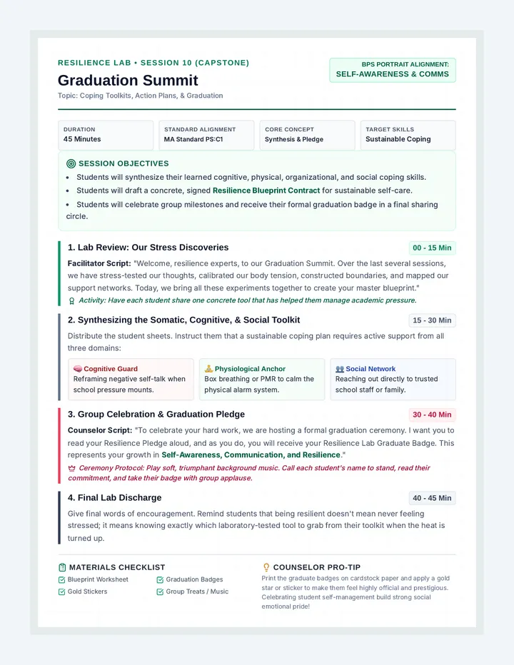 Graduation Summit Guide