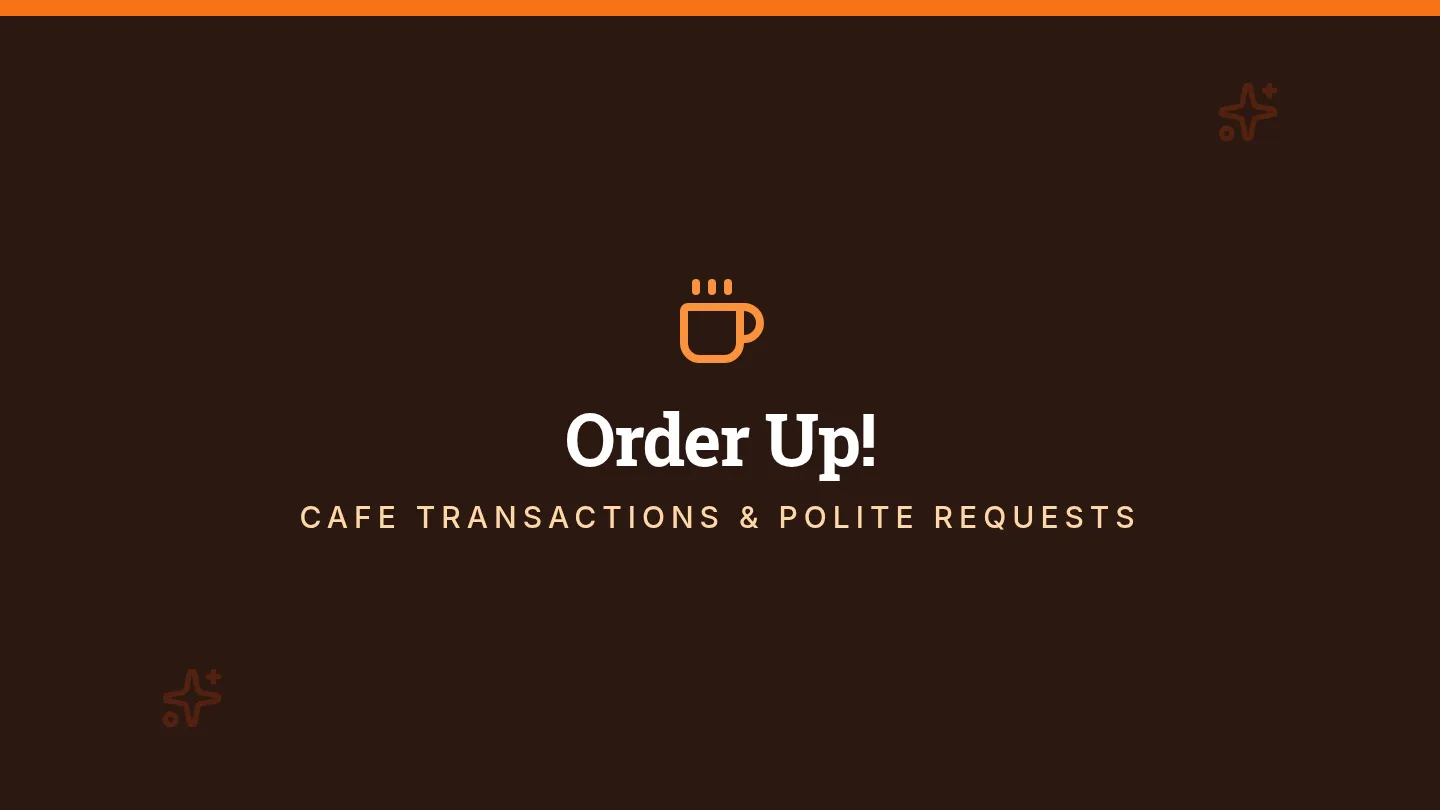 Cafe Transaction Slides
