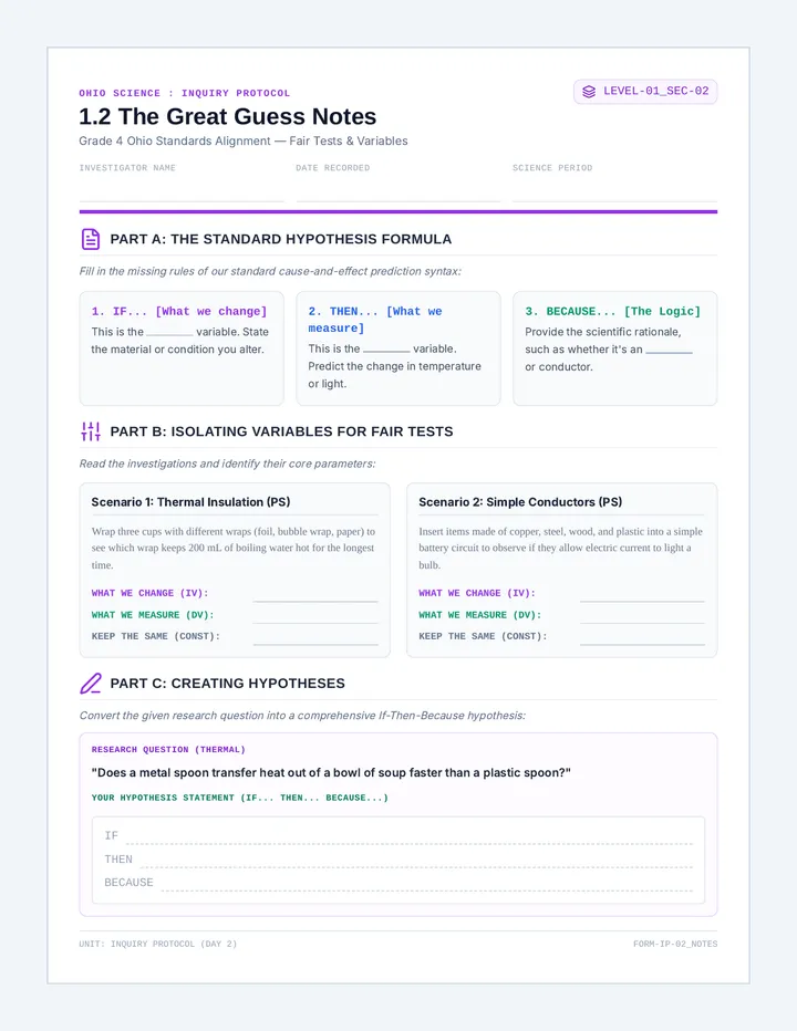 The Great Guess Notes Organizer