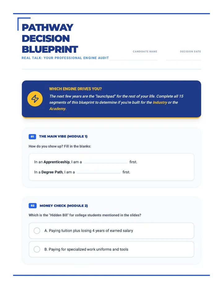 Pathway Decision Blueprint Worksheet Expanded HS v2