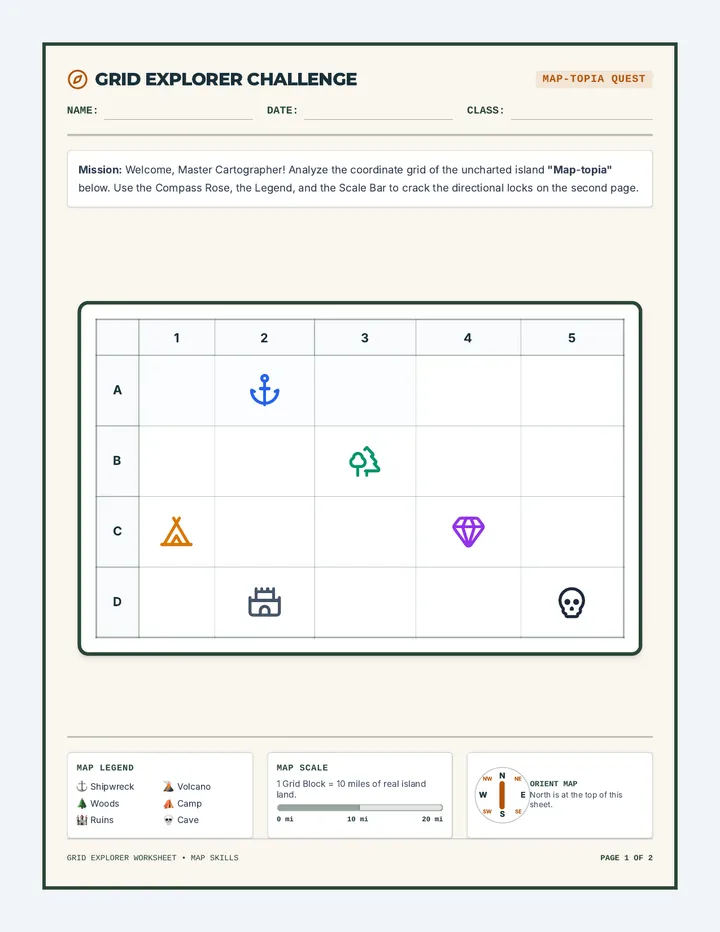 Grid Explorer Worksheet