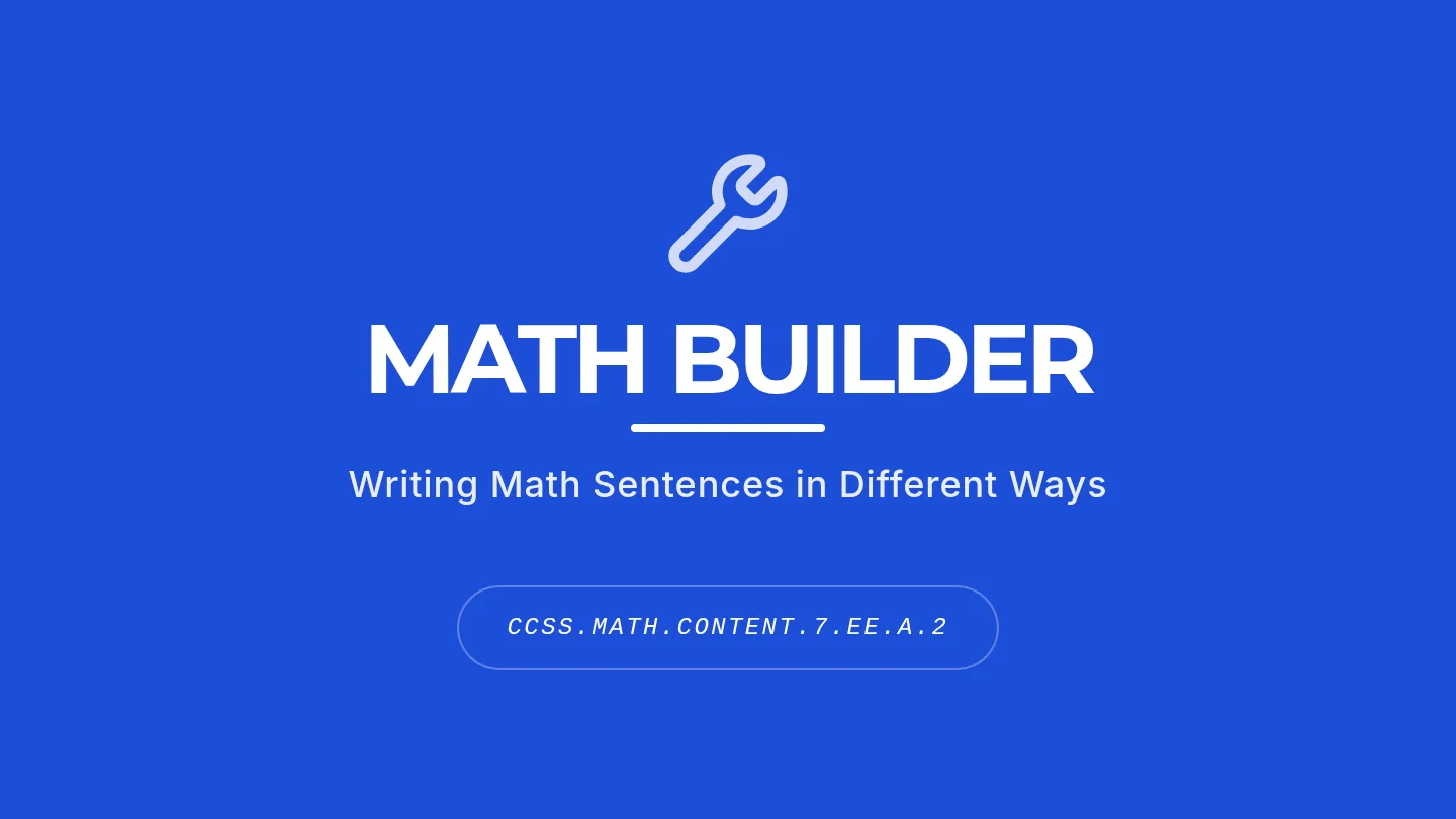 Math Builder Slides