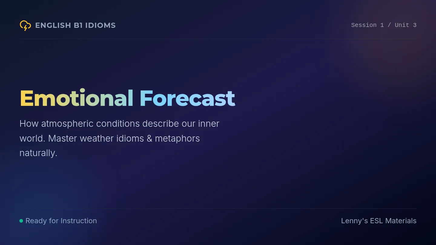 Emotional Forecast Slides