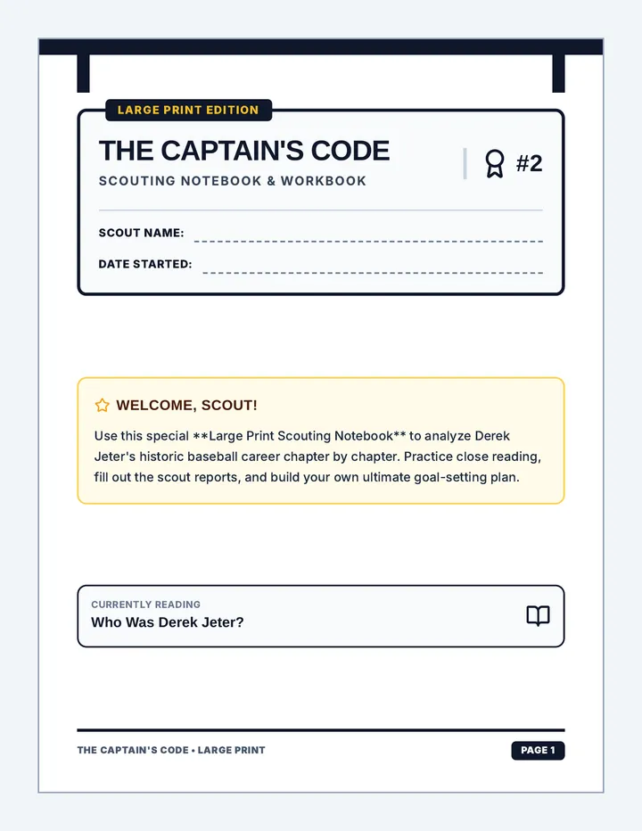 Captain Notebook Workbook
