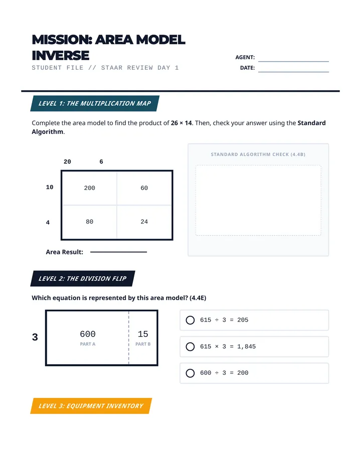 Day 1 Worksheet