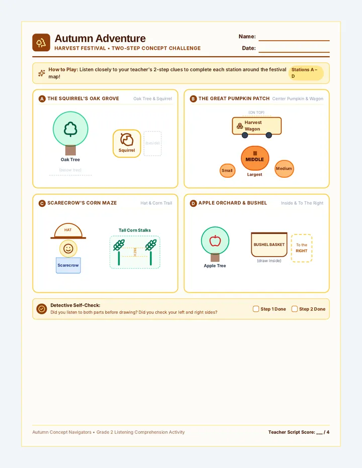 Autumn Adventure Activity Sheet