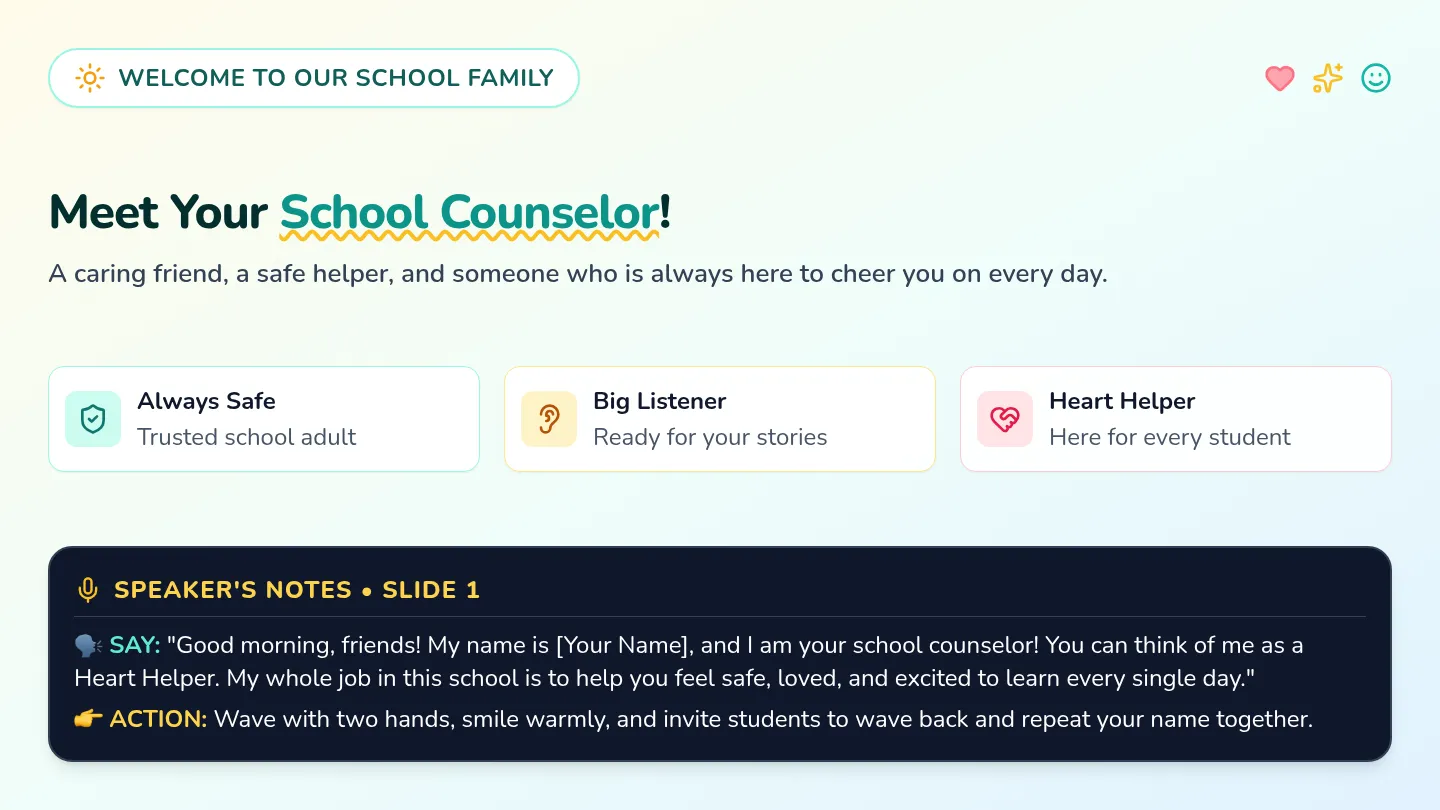 Counselor Intro Slides
