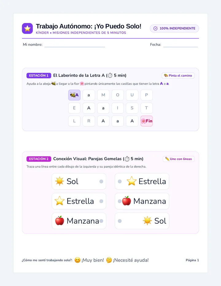Trabajo Autónomo Cuadernillo