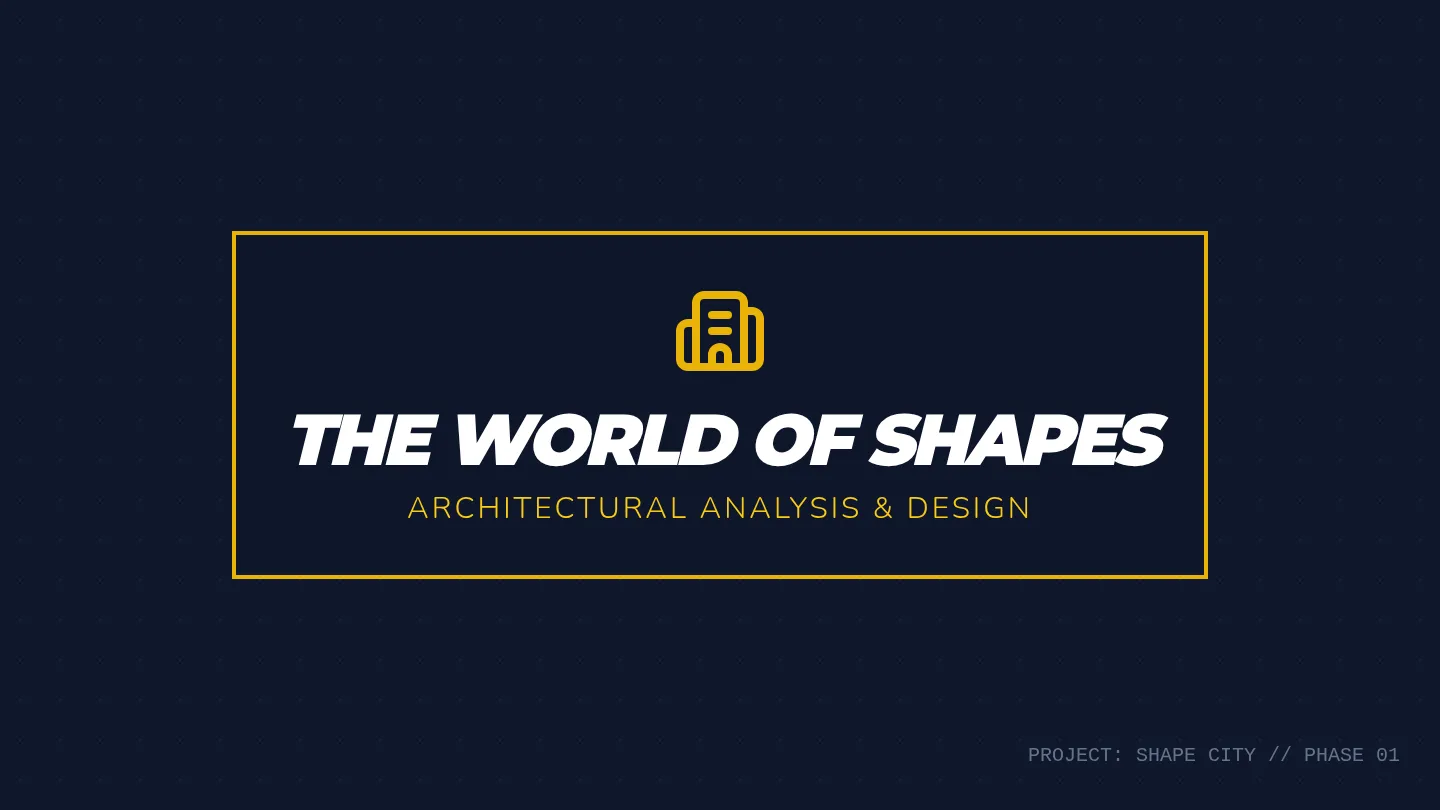 World of Shapes Slides