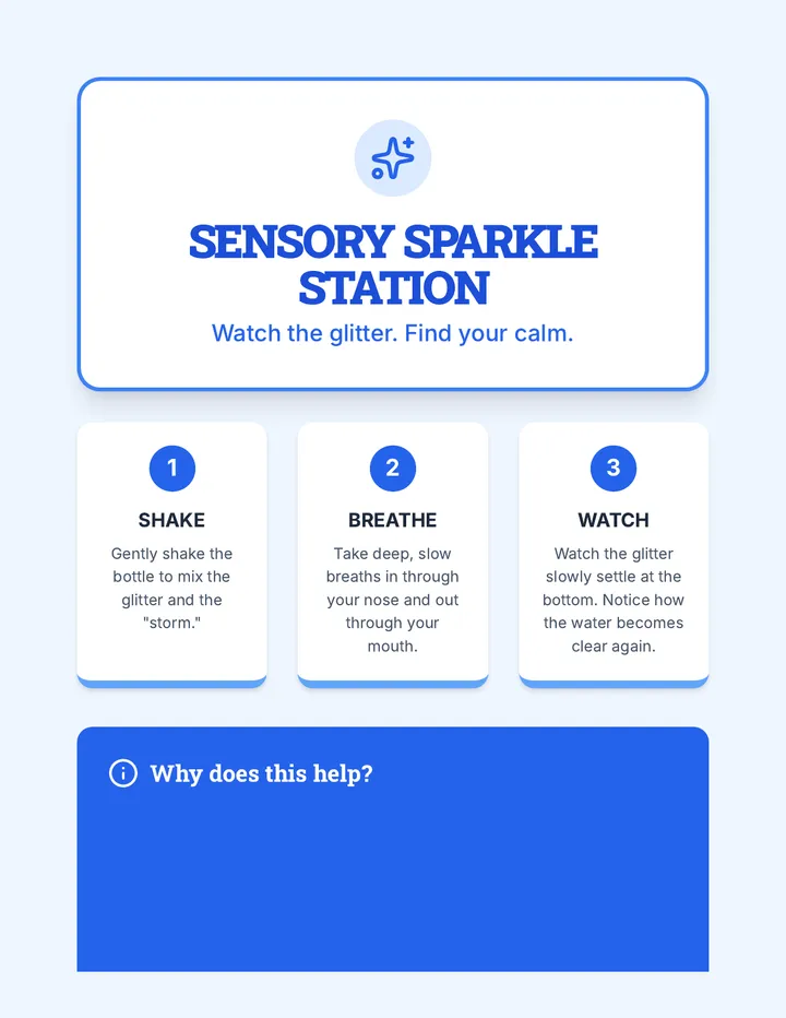 Sensory Sparkle Station