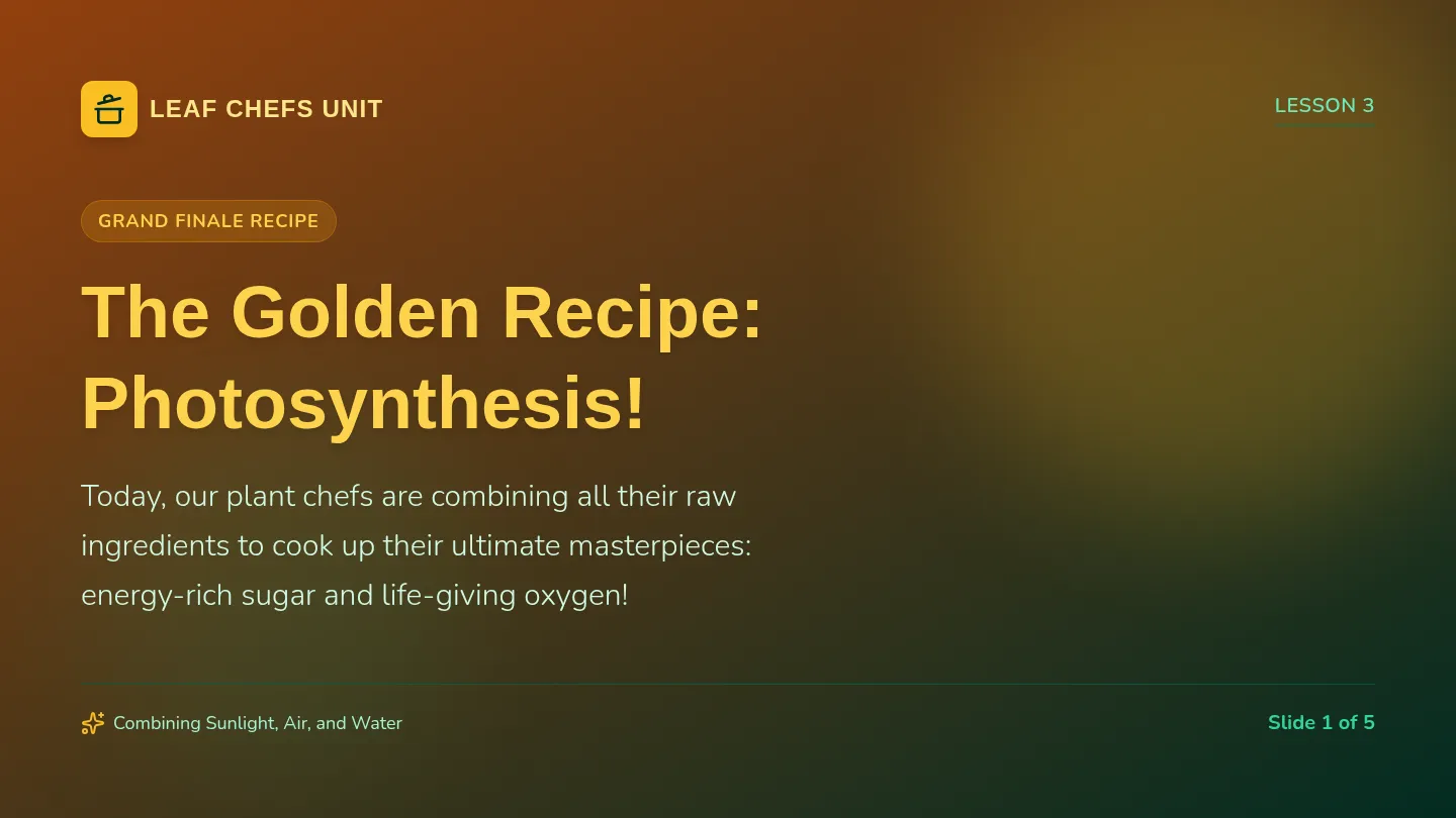 The Recipe Slides