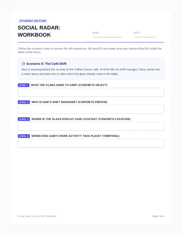 Social Radar Workbook