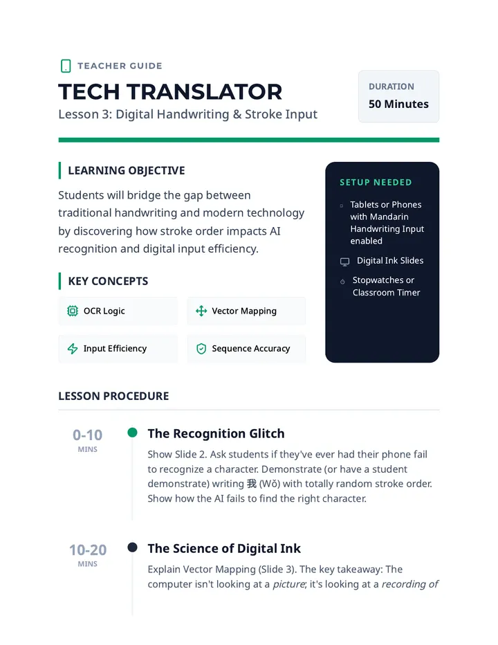 Tech Translator Teacher Guide