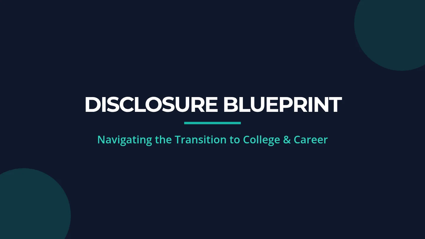 Disclosure Blueprint Slides