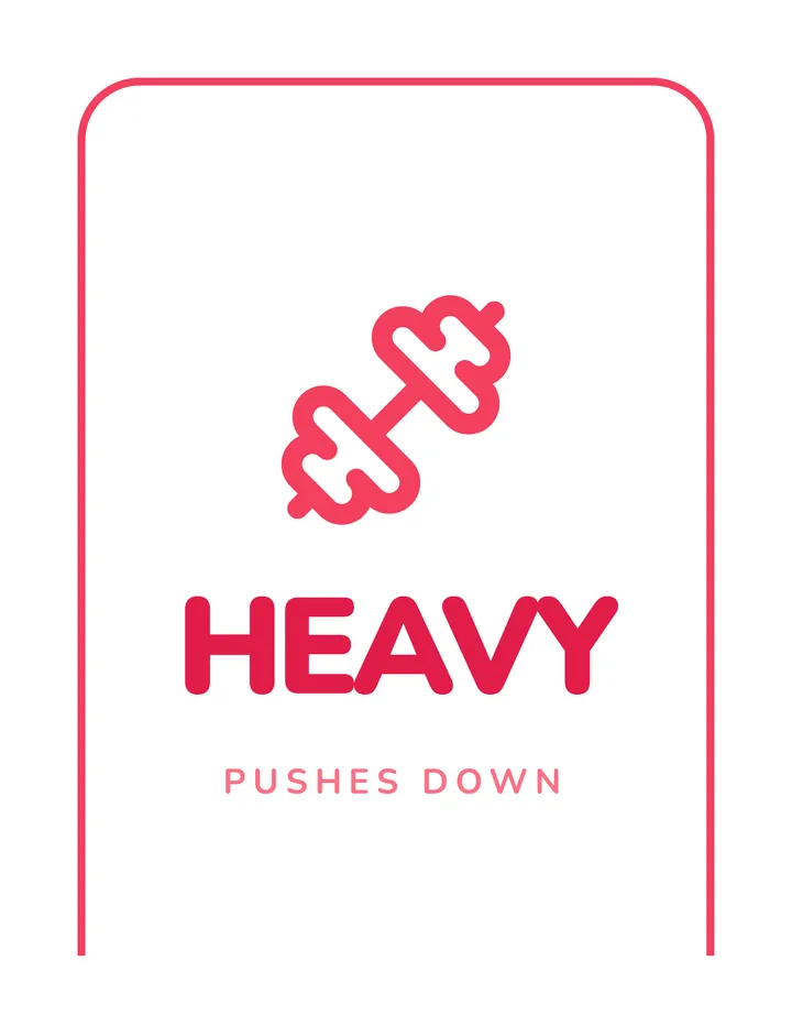 Heavy and Light Sorting Labels