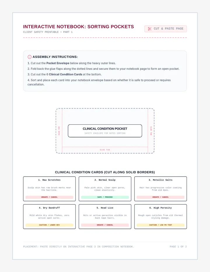 Client Chemistry Foldables