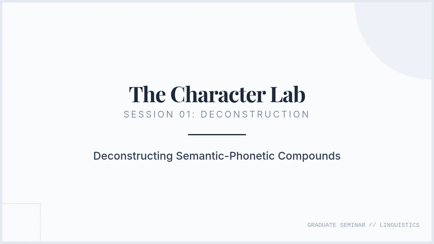 Character Anatomy Slides