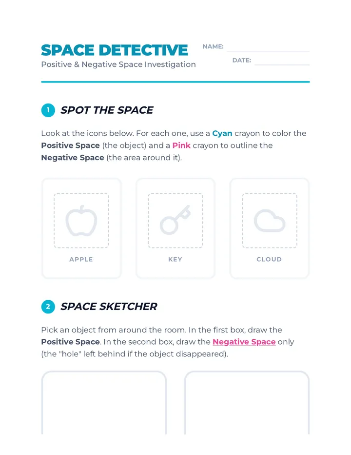 Space Detective Worksheet