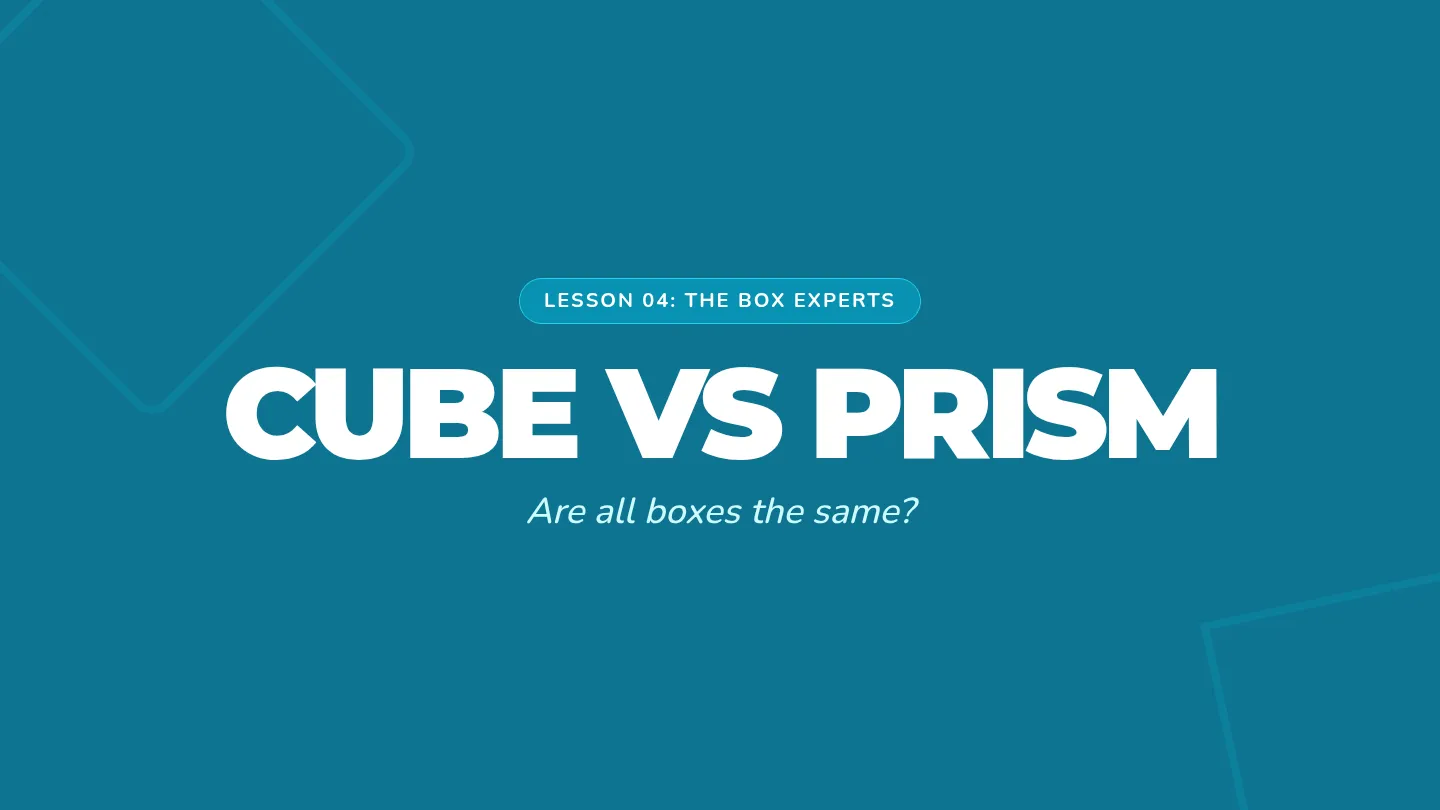 Cube vs Prism Comparison Slides