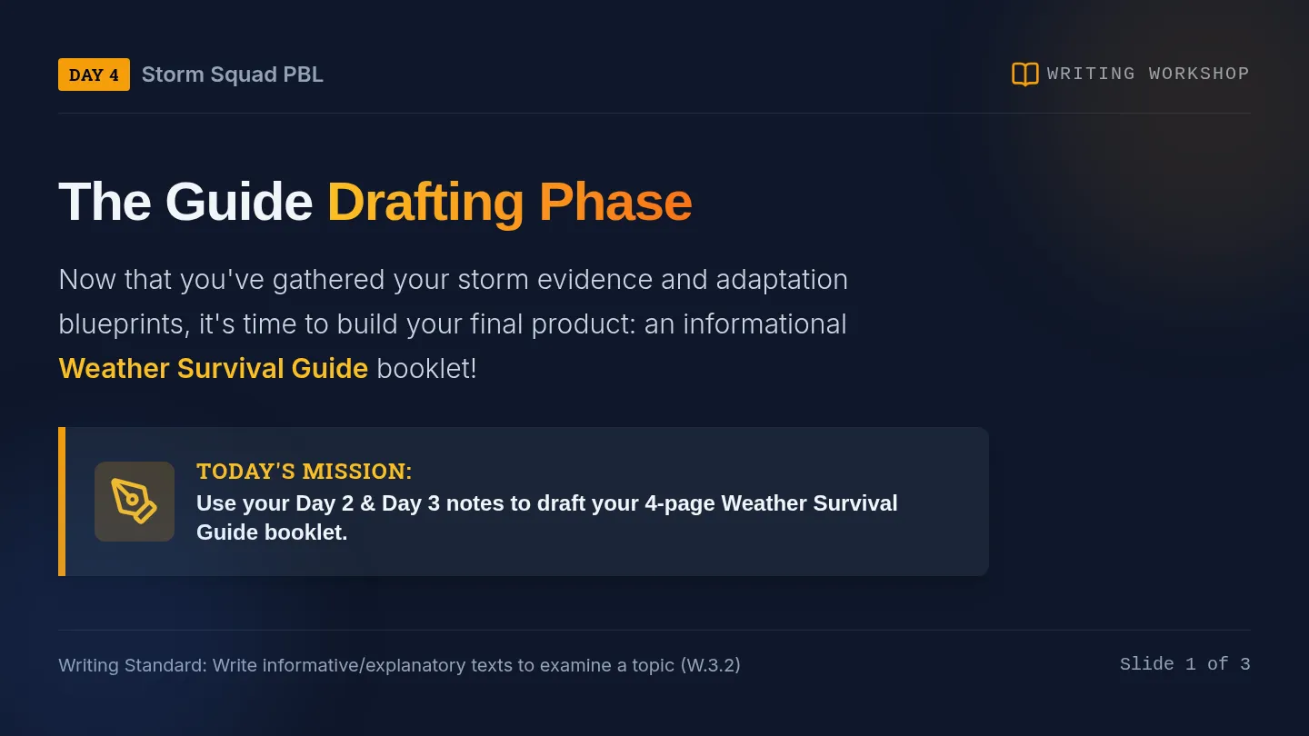 Guide Writers Presentation