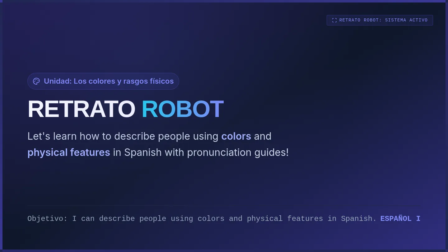 Retrato Robot Slides