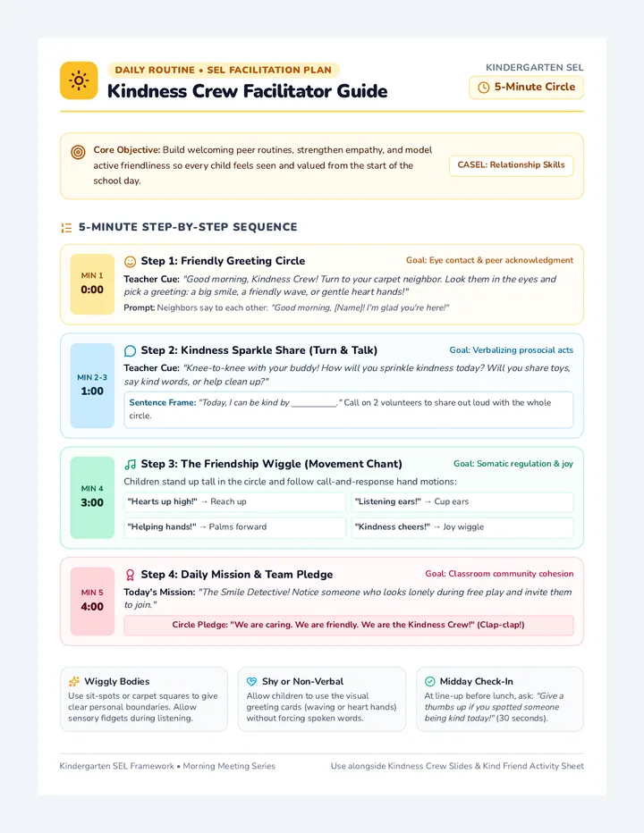 Kindness Crew Facilitator Guide