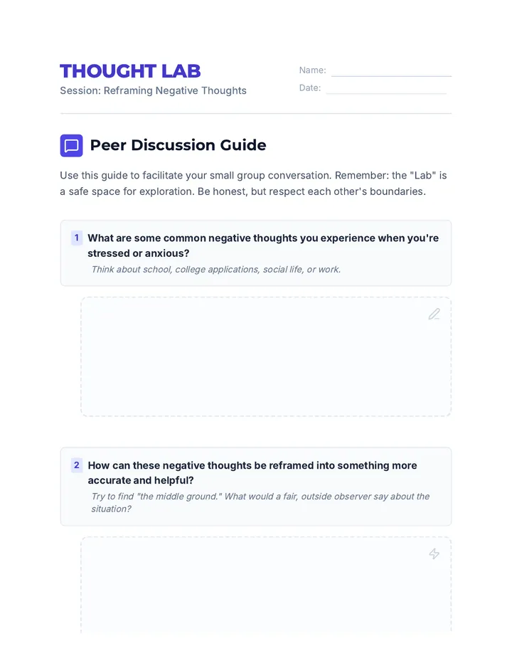 Thought Lab Discussion Guide