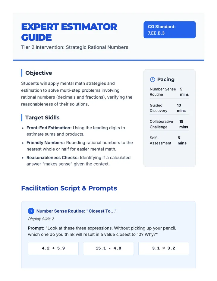 Expert Estimator Guide