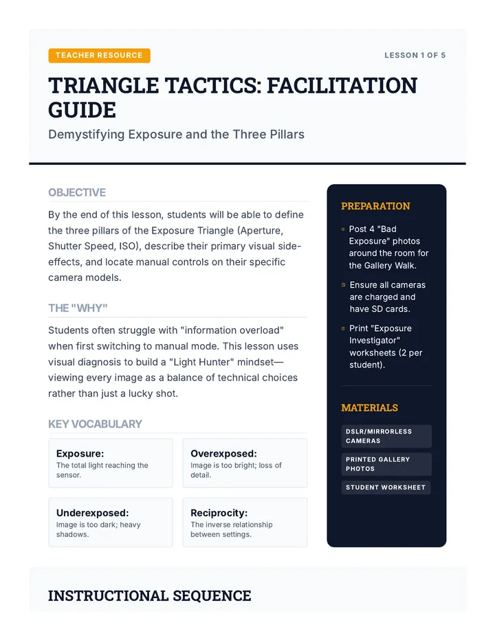 Triangle Tactics Teacher Guide