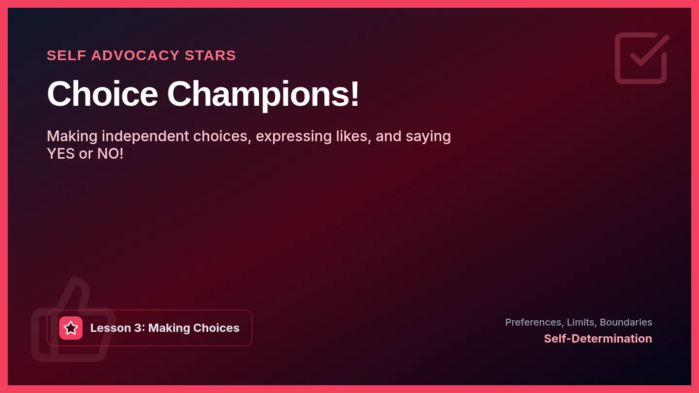 Choice Champions Slides