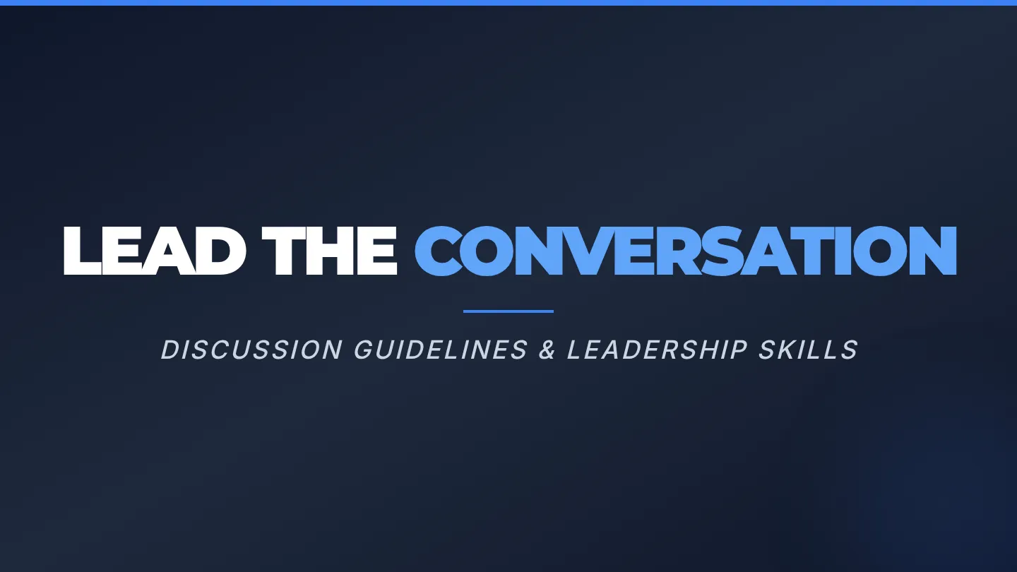 Discussion Guidelines Slideshow