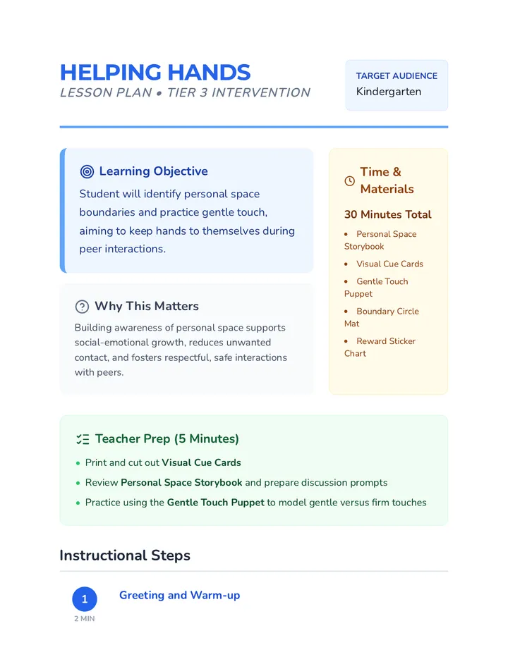 Helping Hands • Lesson • Lenny.com