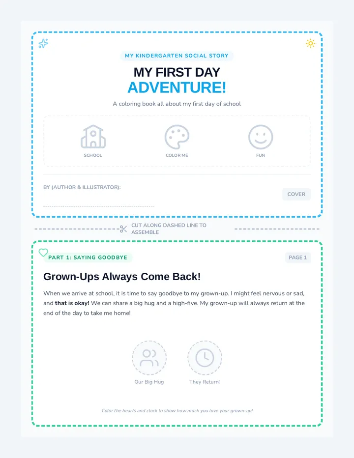 First Day Adventure Book