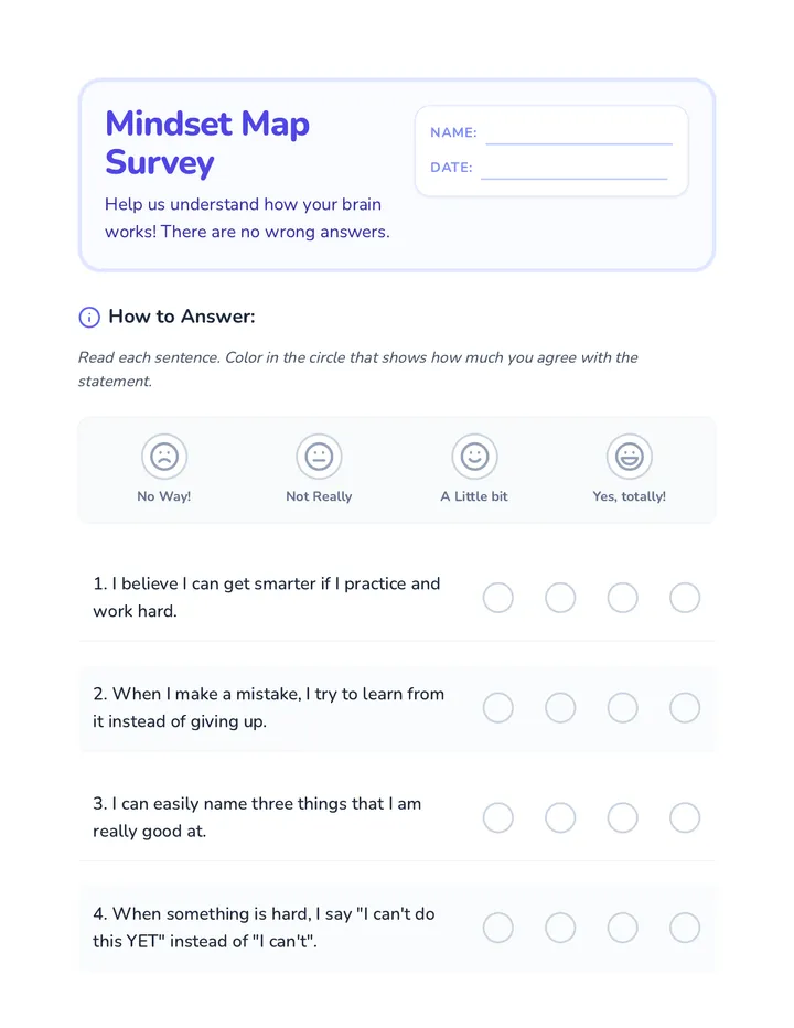 Mindset Map Survey
