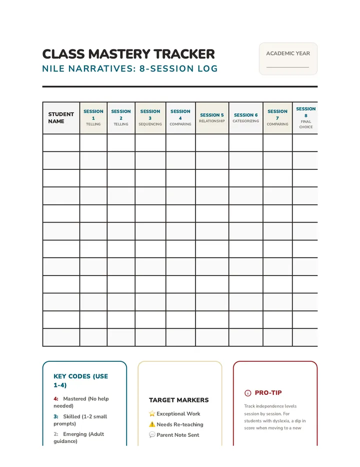 Class Progress Tracker