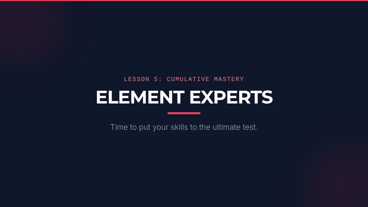 Element Experts Slides