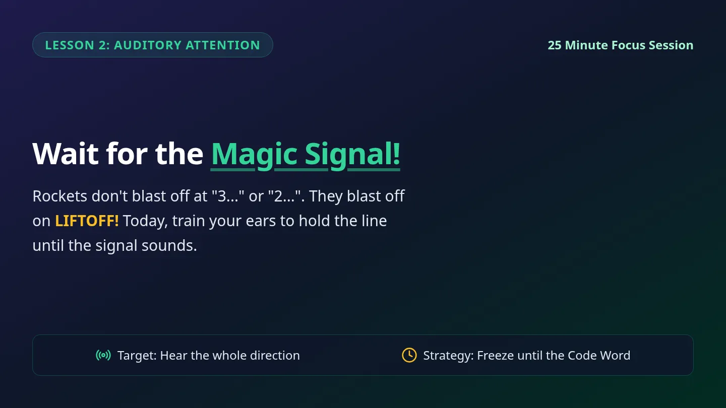 Wait for Signal Slides