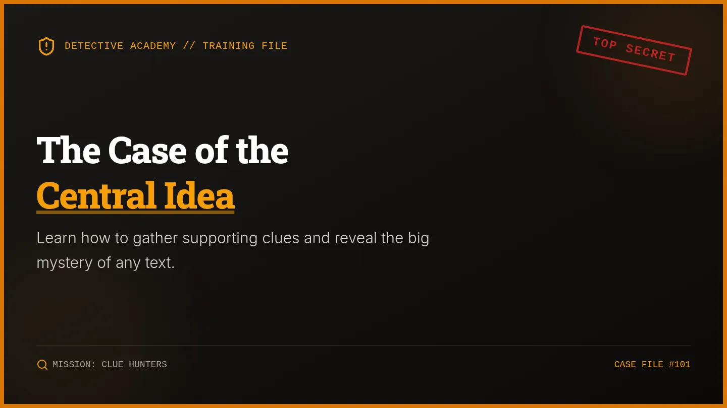 Idea Detectives Slides
