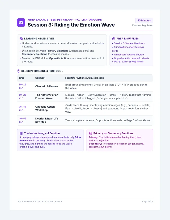 Emotion Wave Facilitator Guide