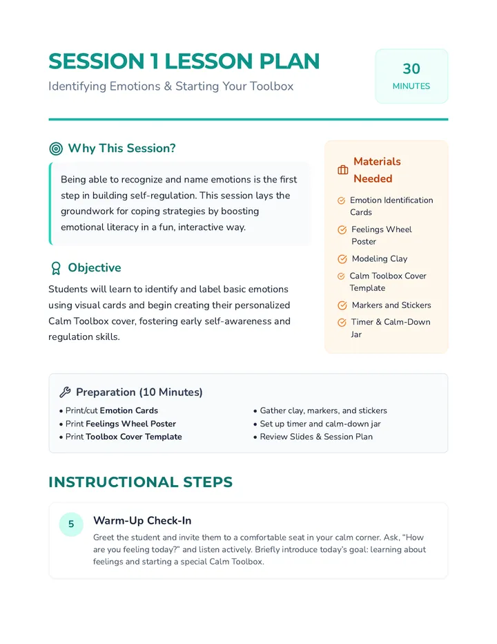 My Calm Toolbox • Sequence • Lenny.com