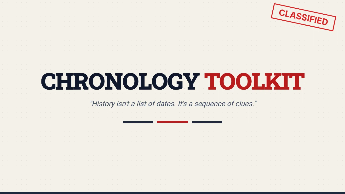 Chronology Toolkit Slides