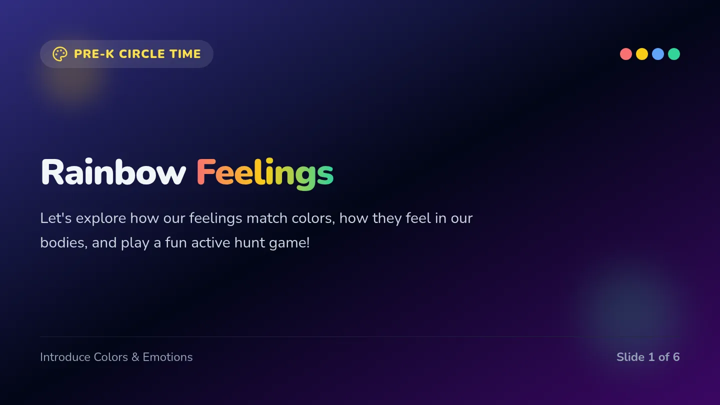 Rainbow Feelings Slides